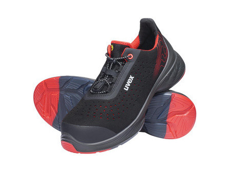 uvex Chaussure basse de sécurité 1 G2 S1P, pointure 41, noir