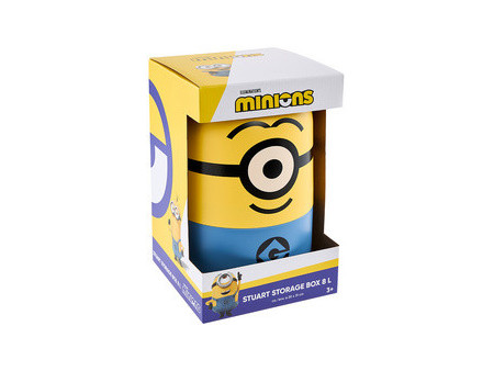 keeeper Boîte de rangement Minions 'stuart', 8 L, bleu/jaune