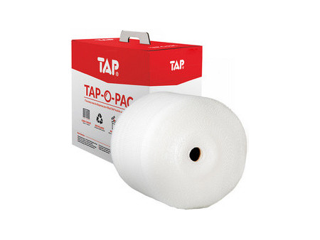 TAP Film mousse TAP-O-PAC, en carton distributeur
