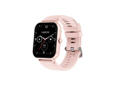 LogiLink Smartwatch 'Edge', écran LCD tactile 1,83', noir