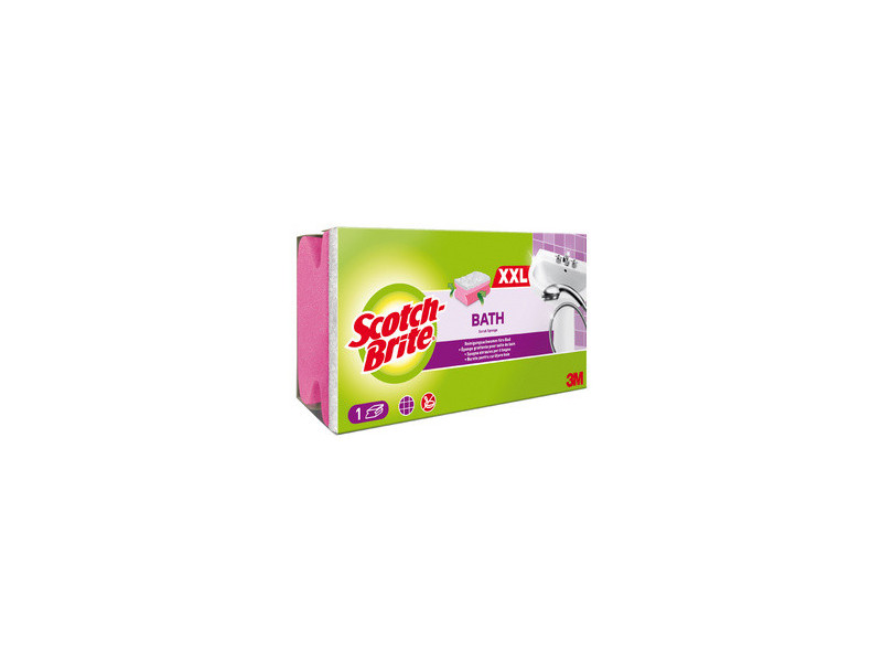 Scotch-Brite Eponge de nettoyage Soft, rose clair/blanc
