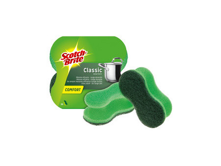 Scotch-Brite Eponge à récurer Classic Comfort, couleur: vert