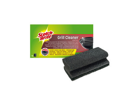 Scotch-Brite Eponge de nettoyage pour BBQ, couleur: noir