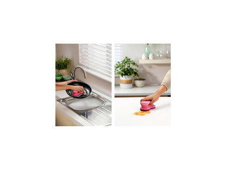 Scotch-Brite Eponge universelle Delicate Color Comfort, rose