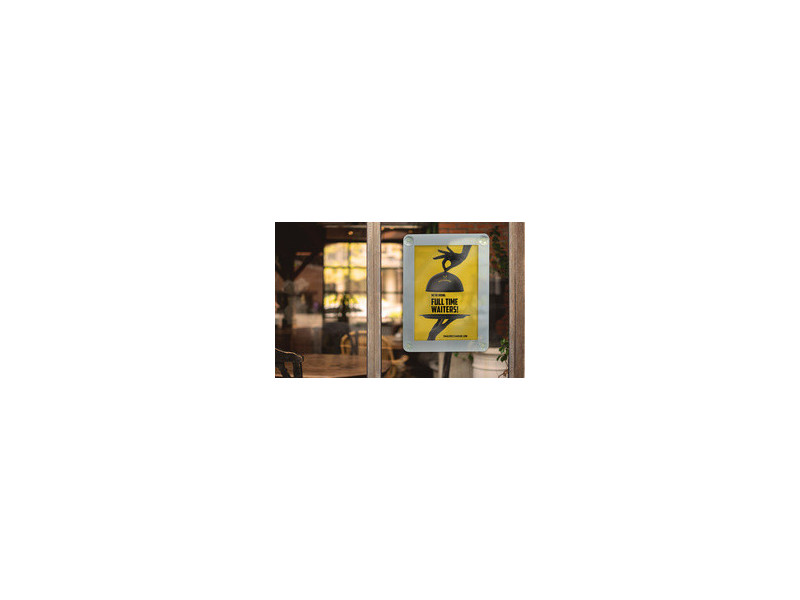 Securit Porte-affiches, A3, gris