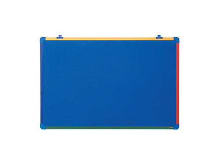 Bi-Office Tableau en feutre pour enfants Schoolmate, bleu
