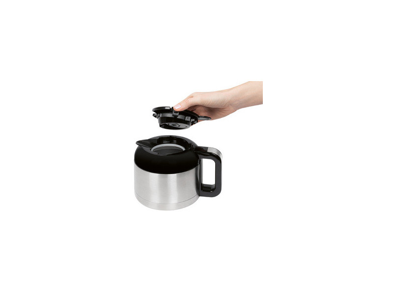 CLATRONIC Machine à café thermos KA 3805, argent / noir