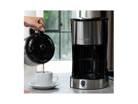CLATRONIC Machine à café thermos KA 3805, argent / noir