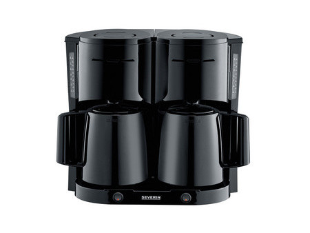 SEVERIN Cafetière électrique duo KA 9315, noir