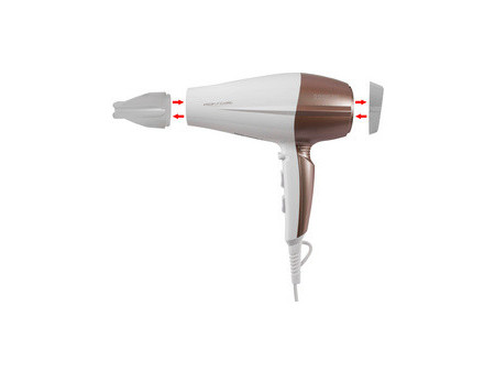 PROFI CARE Sèche-cheveux PC-HT 3010, blanc/champagne