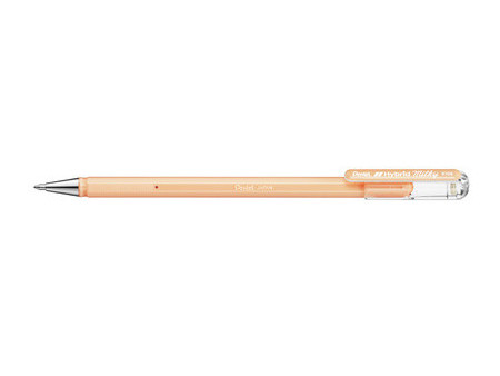 Pentel Stylo roller à encre gel Hybrid Milky, blanc