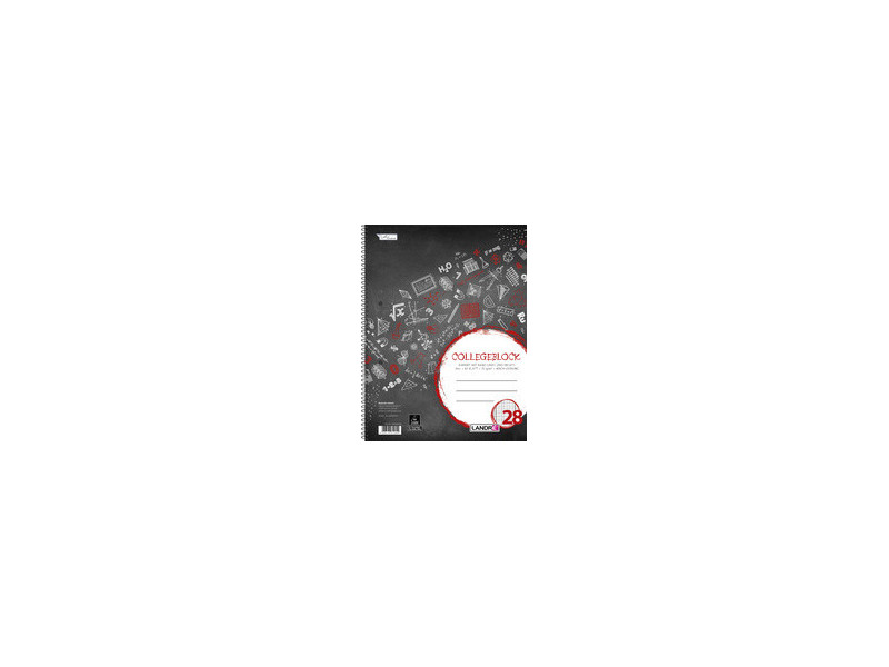 LANDRÉ Collegeblock 'College' A5, quadrillé, 160 pages
