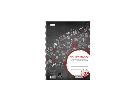 LANDRÉ Collegeblock 'College' A5, quadrillé, 160 pages