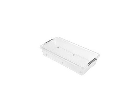 keeeper Boîte de rangement à clips Lars, à roulettes, 40 L
