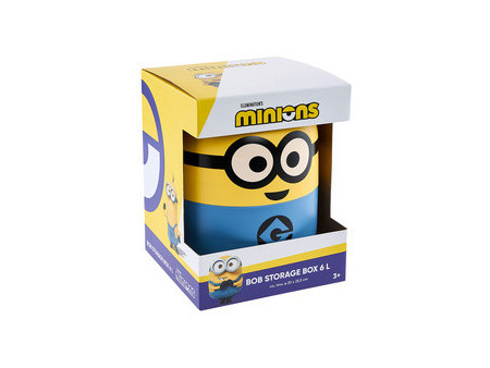 keeeper Boîte de rangement Minions 'bob', 6 L, bleu/jaune