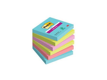 Post-it Bloc-note super sticky notes, 76 x 76 mm, Cosmic