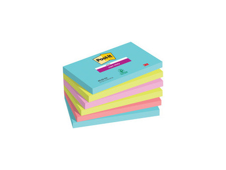Post-it Bloc-note super sticky notes, 76 x 76 mm, Cosmic