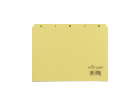 DURABLE intercalaire A - Z, en PP, format A5 paysage
