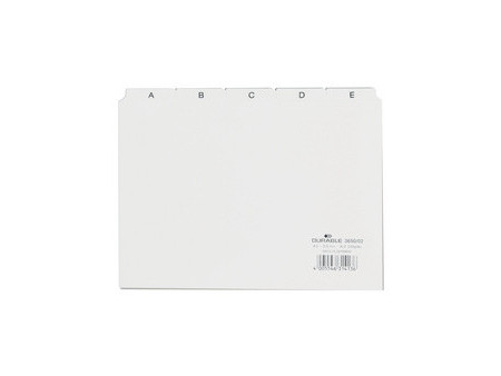 DURABLE intercalaire A - Z, en PP, format A5 paysage