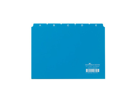 DURABLE intercalaire A - Z, en PP, format A5 paysage