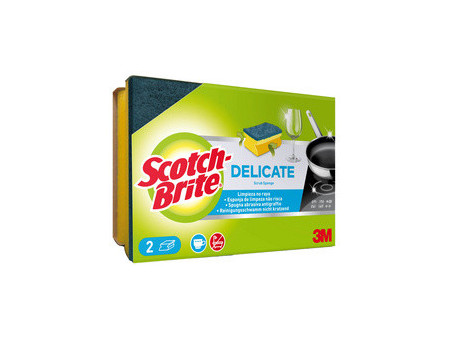 Scotch-Brite Eponge universelle DELICATE, couleur:jaune/bleu