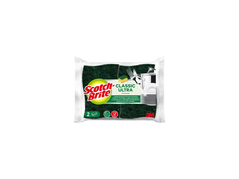 3M Scotch-Brite Eponge grattante CLASSIC ULTRA
