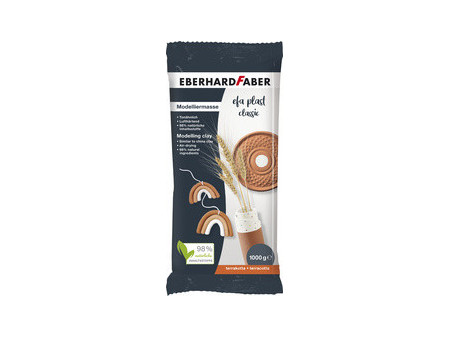 EBERHARD FABER Pâte à modeler EFA plast classic, terracotta