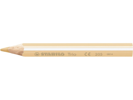 STABILO Crayon de couleur triangulaire Trio épais, court