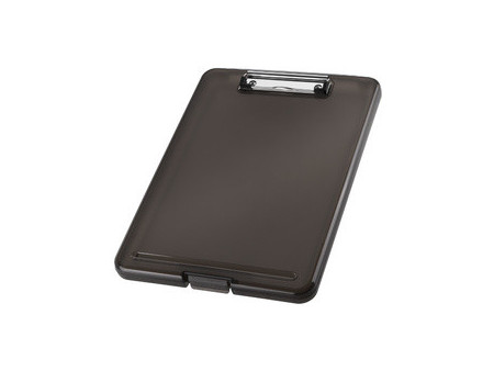 helit Porte-bloc avec compartiment 'the clip', A4, gris