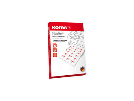 Kores Étiquette universelle, 210 x 148 mm, blanc