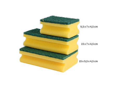 HYGOCLEAN Eponge de nettoyage CLASSIC, 95 x 70 mm, jaune