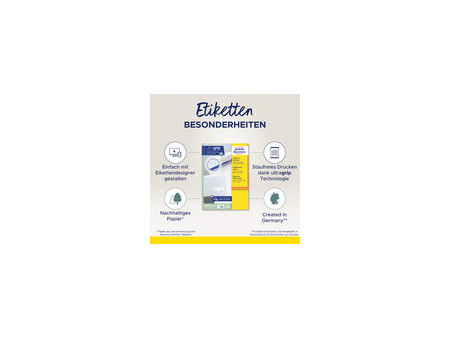 AVERY Zweckform Etiquette universelle, 70 x 36 mm, blanc
