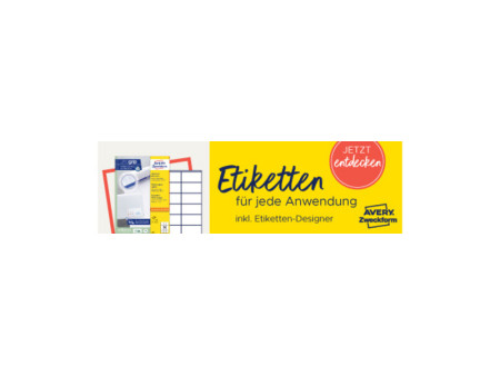 AVERY Zweckform Etiquette universelle, 70 x 36 mm, blanc