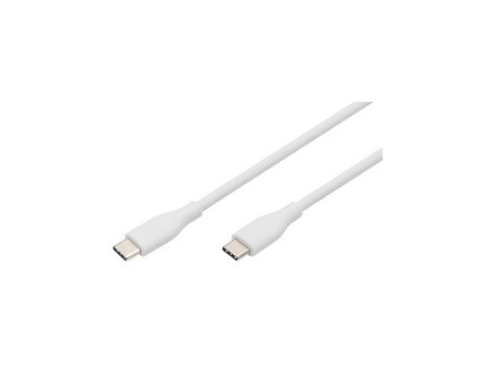 DIGITUS Câble USB 2.0 en silicone, USB-C, 2,0 m, noir