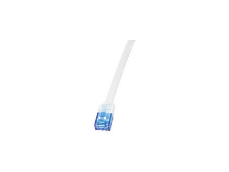 LogiLink Câble patch plat U/UTP, Cat. 5e, 0,5 m, noir