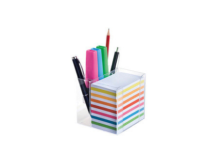 WEDO Bloc cube, 50x90 mm, blanc / coloré, 700 feuilles