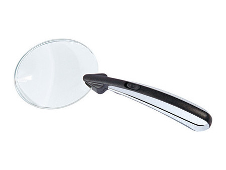WEDO Loupe avec lumière à LED, ronde, sans cadre