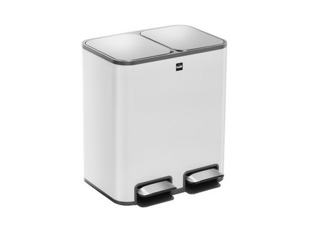 helit Poubelle de tri sélectif 'the classy', 2 x 12 litres