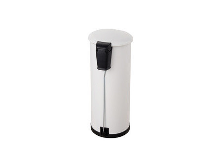 helit Poubelle à pédale 'the zinc', 20 litres, argent