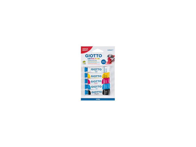 GIOTTO Gouache en tube Extra Fine, blister de 5
