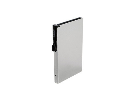 CLICKSAFE Porte-cartes SLIM, argent