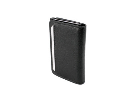 CLICKSAFE Portefeuille SLIM avec logement AirTag, marron