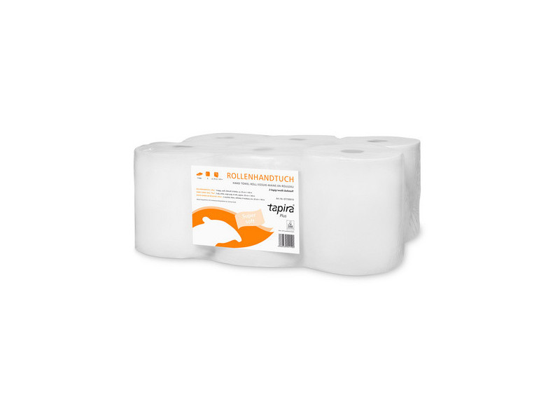 Tapira Rouleau d'essuie-mains Plus, 2 couches, 140 m, blanc