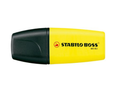 STABILO Surligneur BOSS MINI, boîte en plastique de 4