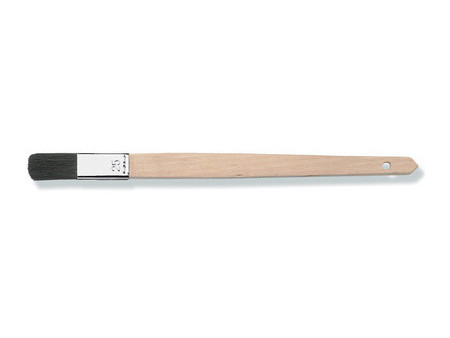 WESTEX Pinceau plat soie naturelle noire, 25 mm, droit