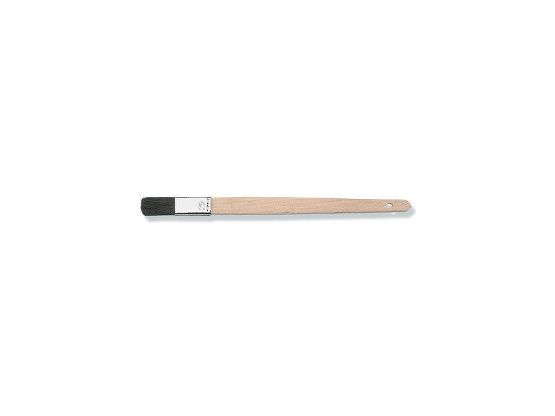 WESTEX Pinceau plat soie naturelle noire, 25 mm, droit