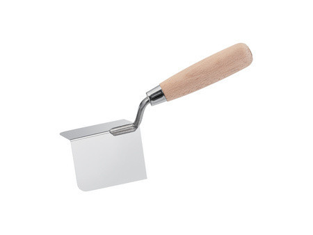 WESTEX Truelle d'angle extérieur, poignée bois, 80x60x60 mm