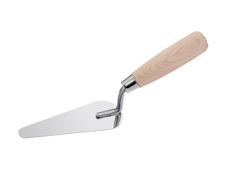 WESTEX Truelle langue de chat, poignée en bois, 140 mm