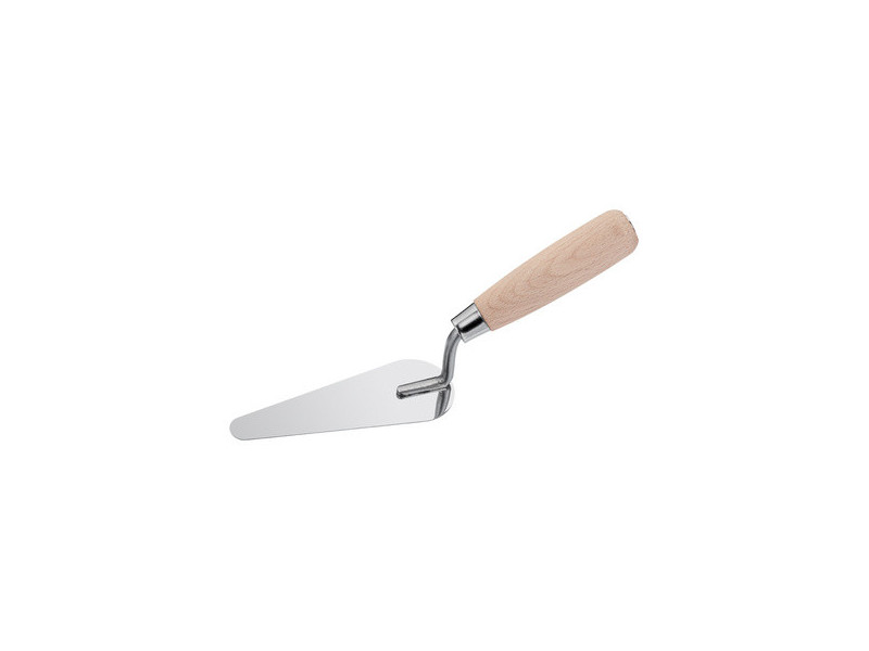WESTEX Truelle langue de chat, poignée en bois, 140 mm