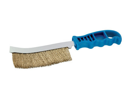 WESTEX Brosse métallique multifonction, poignée plastique